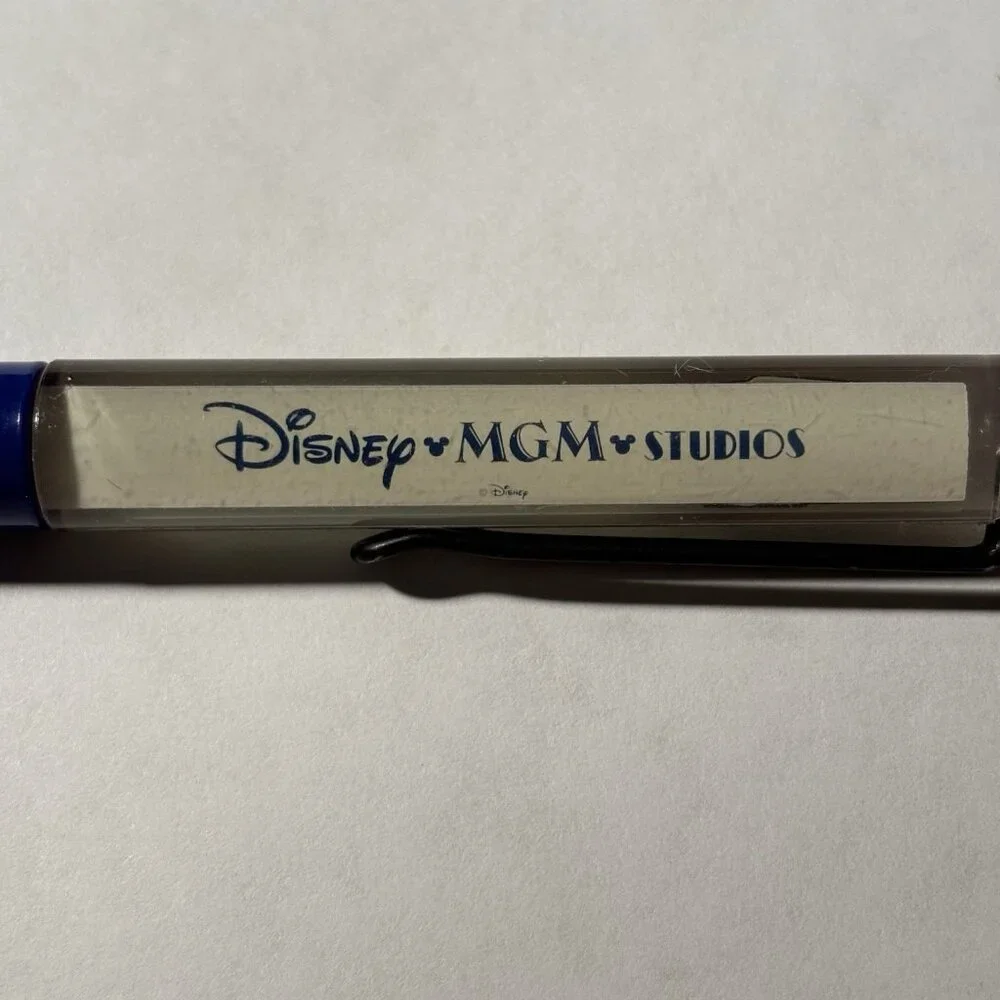 Walt Disney MGM Studios Floaty Pen Mickey Mouse Rides Rockin' Roller Coaster Vtg